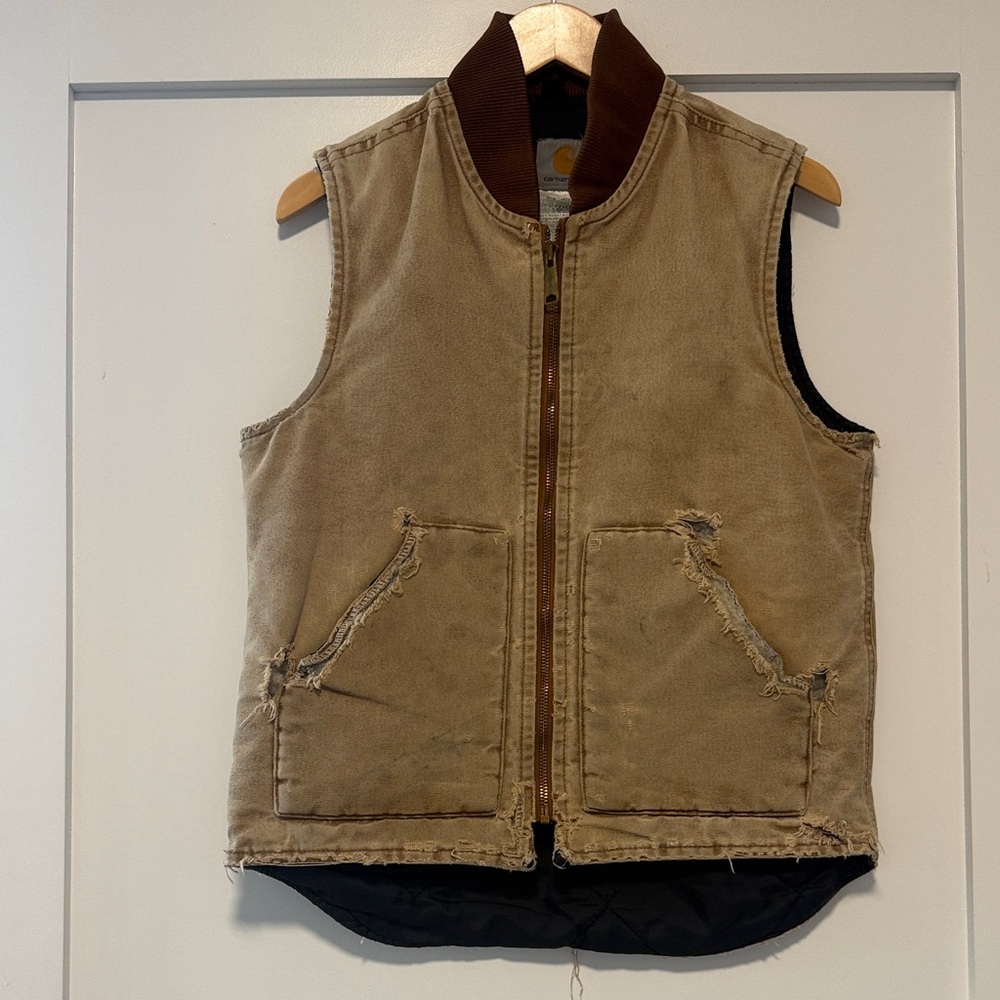 Carhartt Tan Work Vest